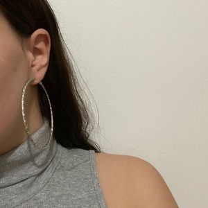 BIG SILVER HOOPS